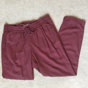 Maroon joggers